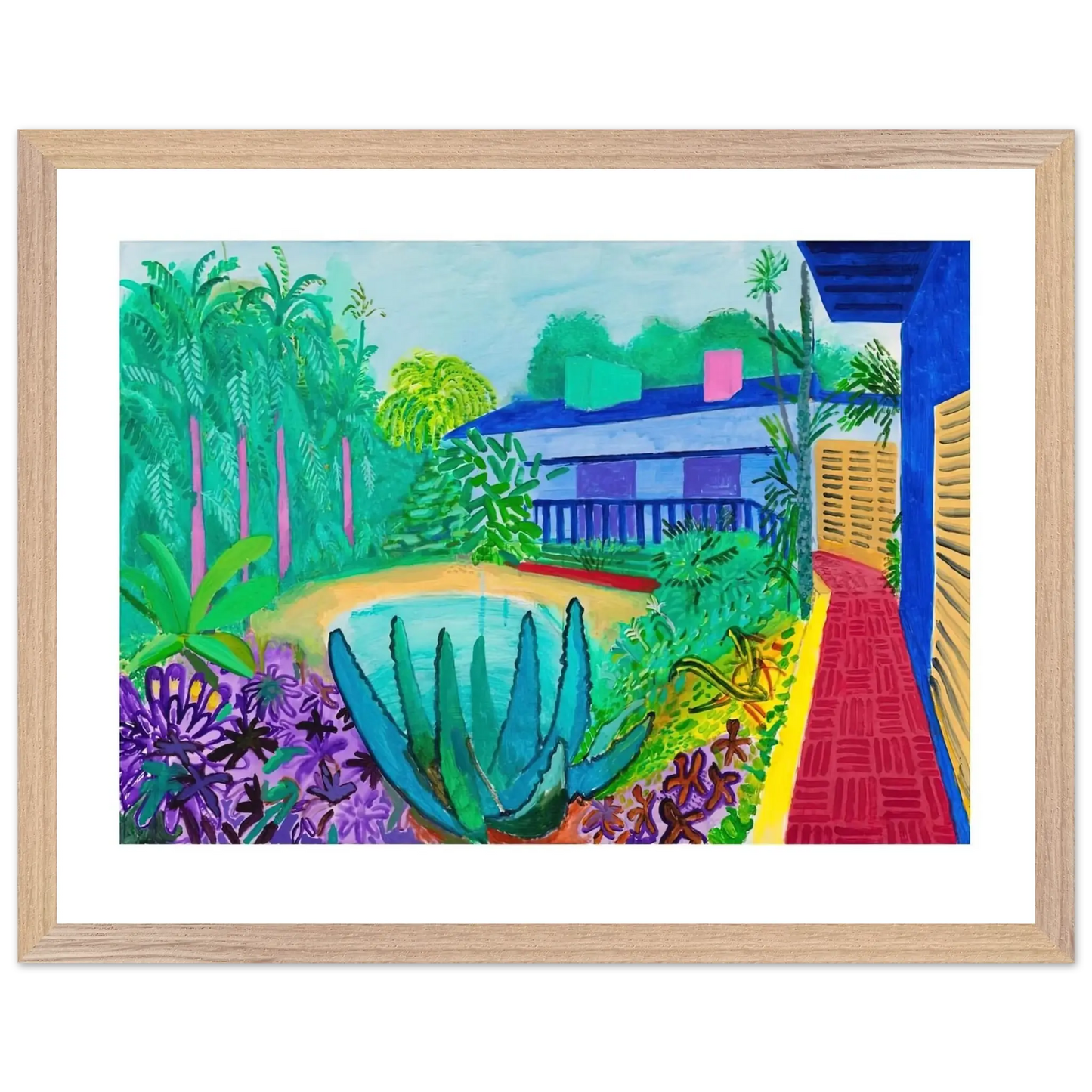 David Hockney - David Hockney Wall art - 21x29.7 cm / 8x12" - Fine Art Poster - -