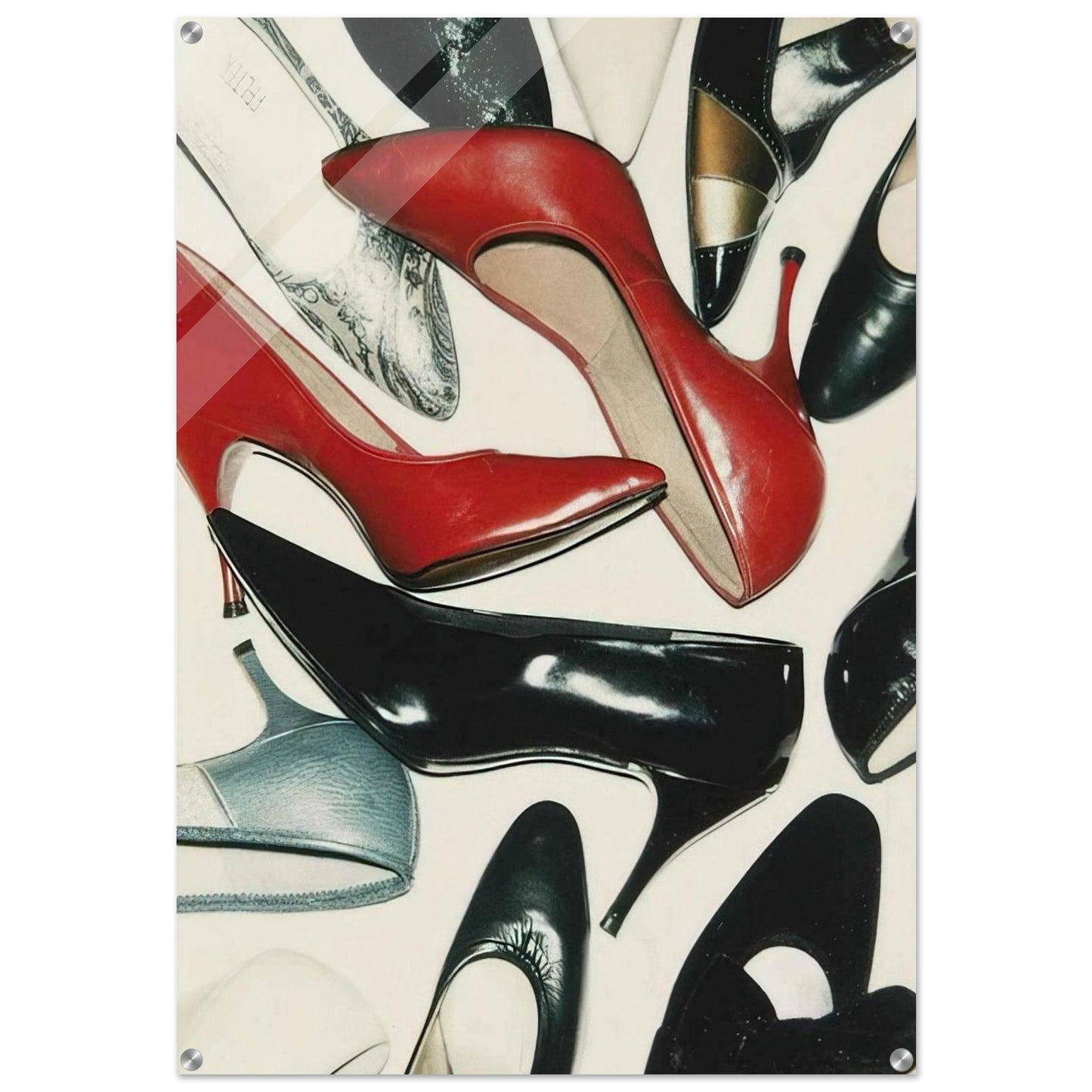 Shoes - Andy Warhol Acrylic Print - 70x100 cm / 28x40″ inches