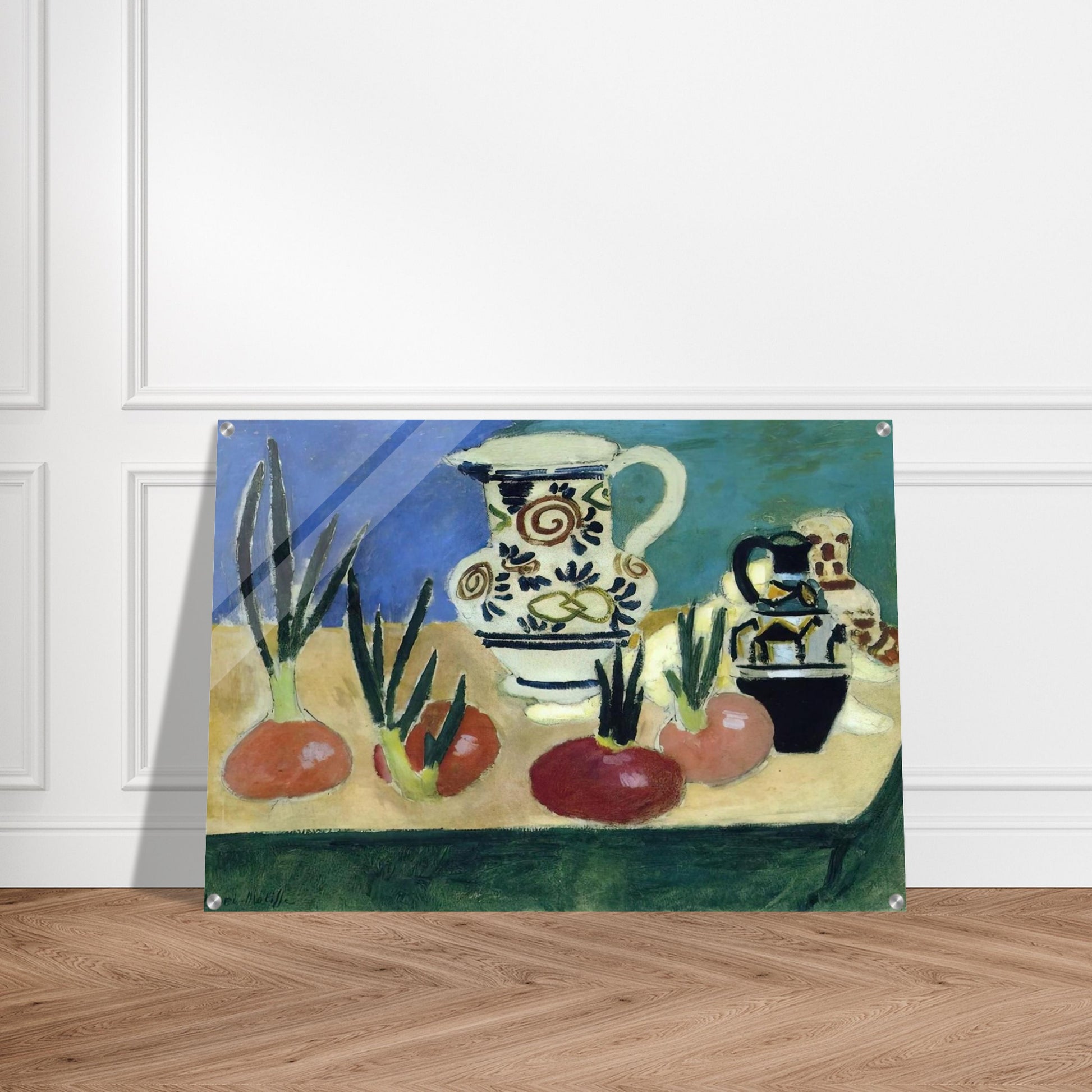 THE RED ONIONS 1906 - Henri Matisse Acrylic Print - 70x100 cm / 28x40″ inches