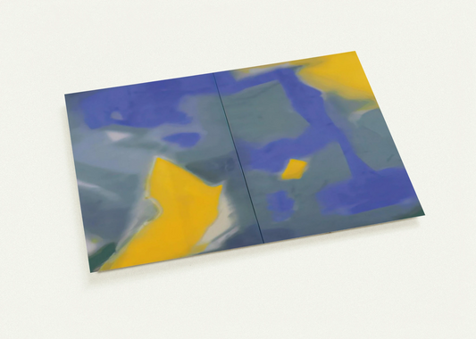 DIPTYCH 1987 By Esteban Vicente Pack of 10 Post Cards | Esteban Vicente Post Cards | A6 (10.5 x 14.8 cm) - 4.1 x 5.8 inches