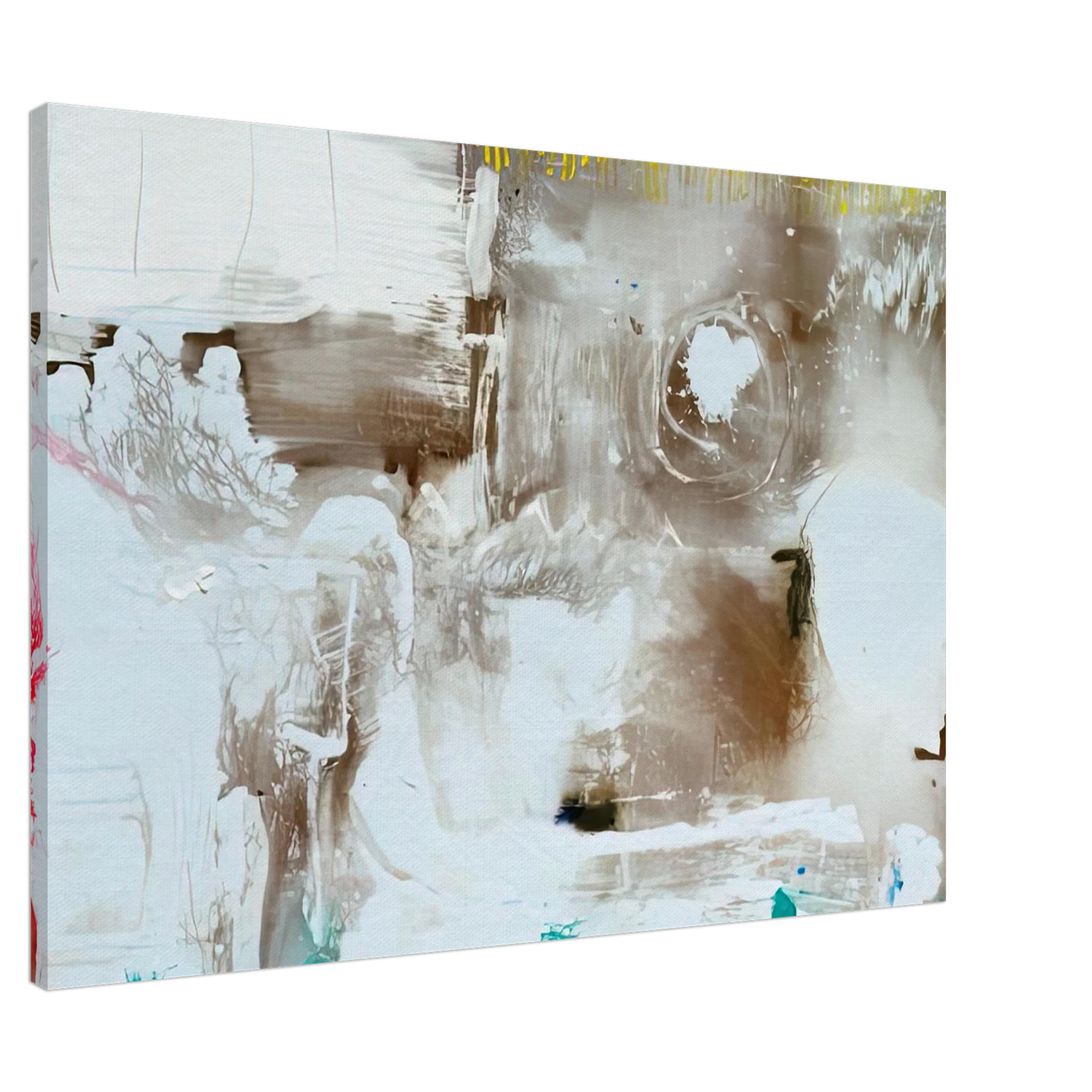 Helen Frankenthaler - Arctic Thaw, 1990- Wall Art - 60x80 cm / 24x32 inches - Premium Wooden Framed Poster With Fine Art Paper-canvas - Black frame