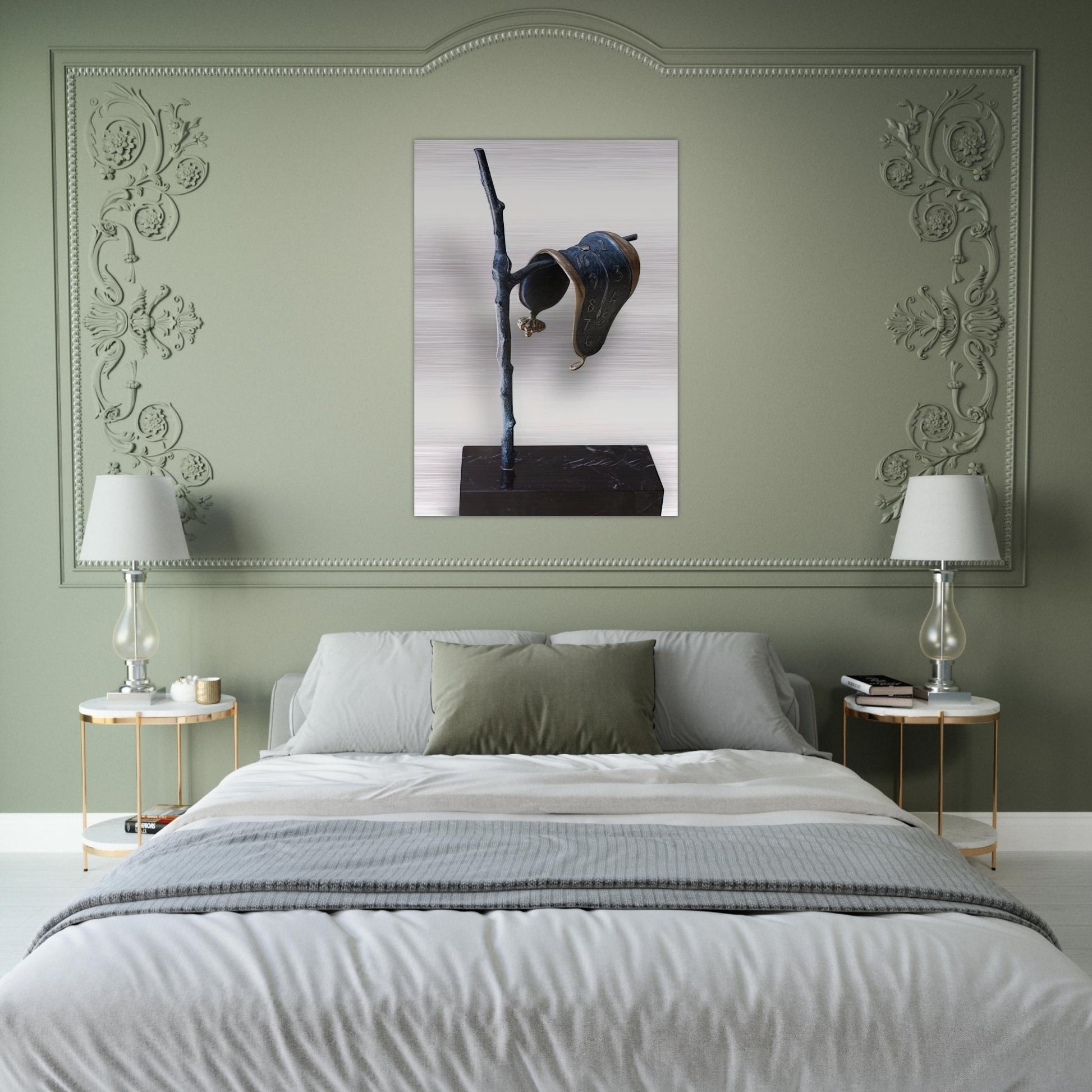 THE PERSISTENCE OF MEMORY 1980 - Salvador Dali Brushed Aluminum Print - 70x100 cm / 28x40 inches | Salvador Dali Aluminum Print | Salvador Dali Prints