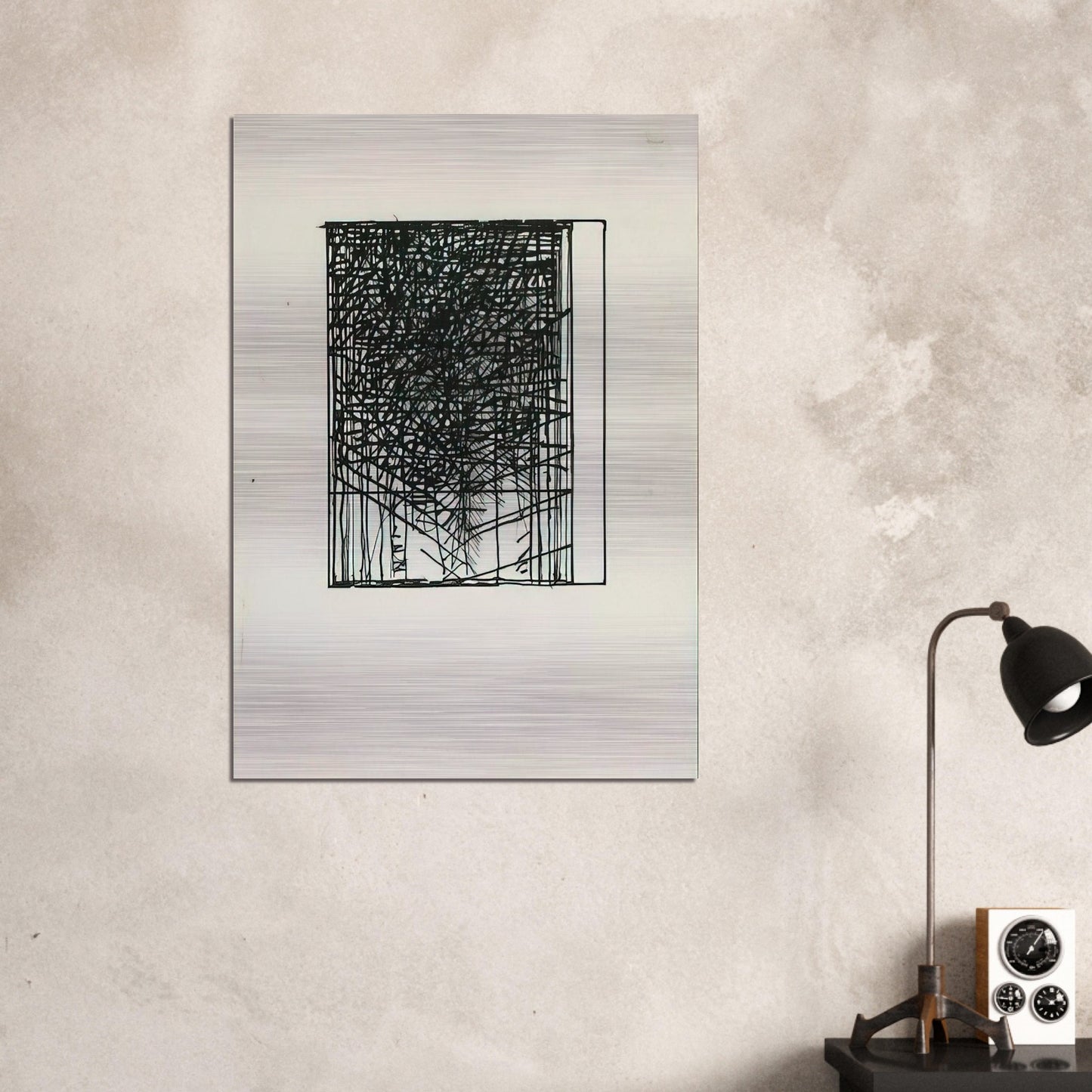 Suicide Note - 1973 - Brice Marden Brushed Aluminum Print - 70x100 cm / 28x40 inches | Brice Marden Aluminum Print | Brice Marden Prints