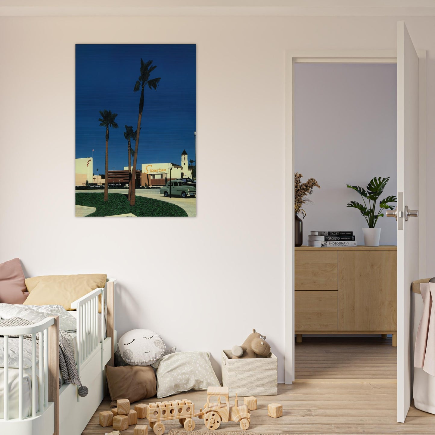 In the beginning IV Mall - Hiroshi Nagai Brushed Aluminum Print - 70x100 cm / 28x40 inches | Hiroshi Nagai Aluminum Print | Hiroshi Nagai Prints