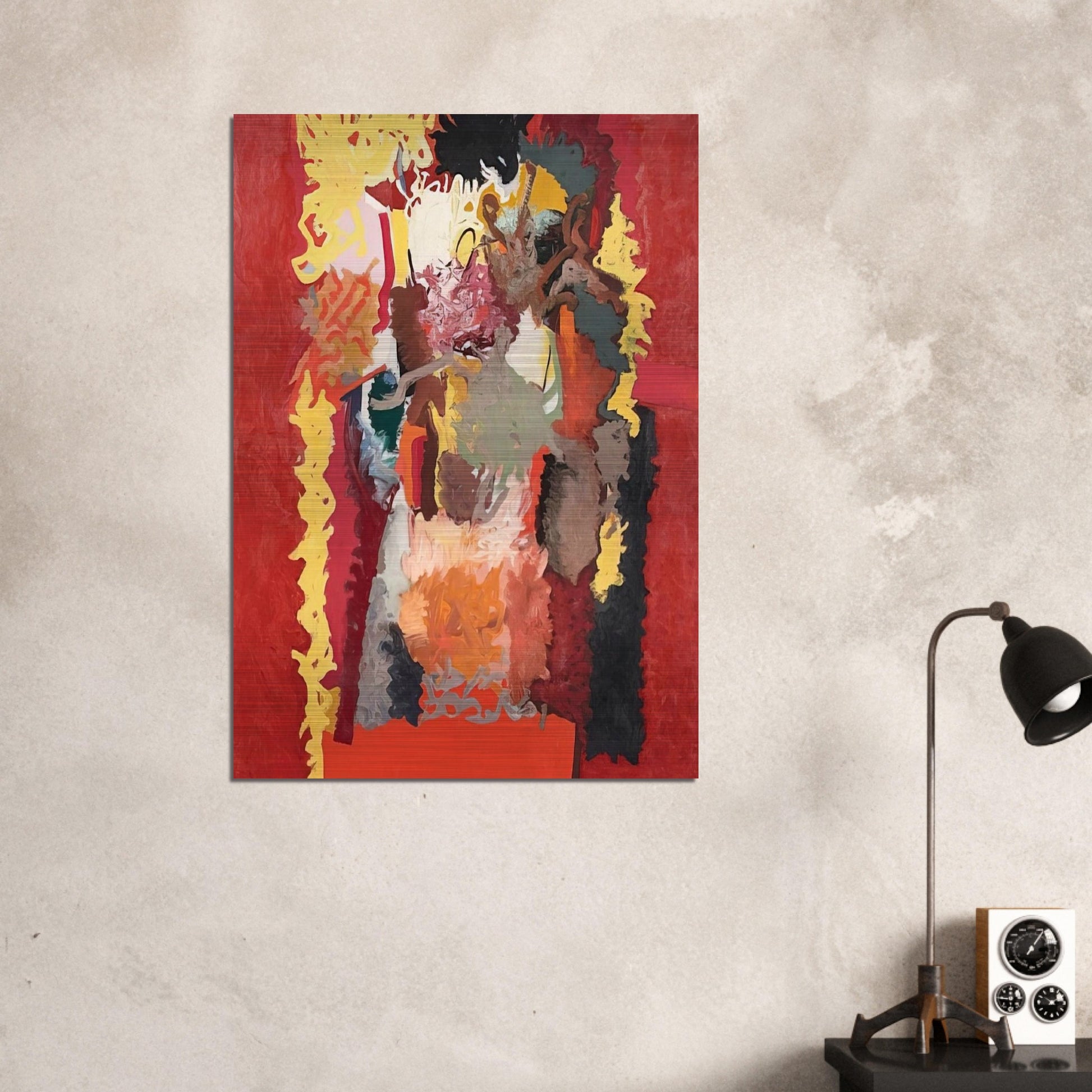 The Witch Doctor - 1963 - John Ferren Brushed Aluminum Print - 70x100 cm / 28x40 inches | John Ferren Aluminum Print | John Ferren Prints