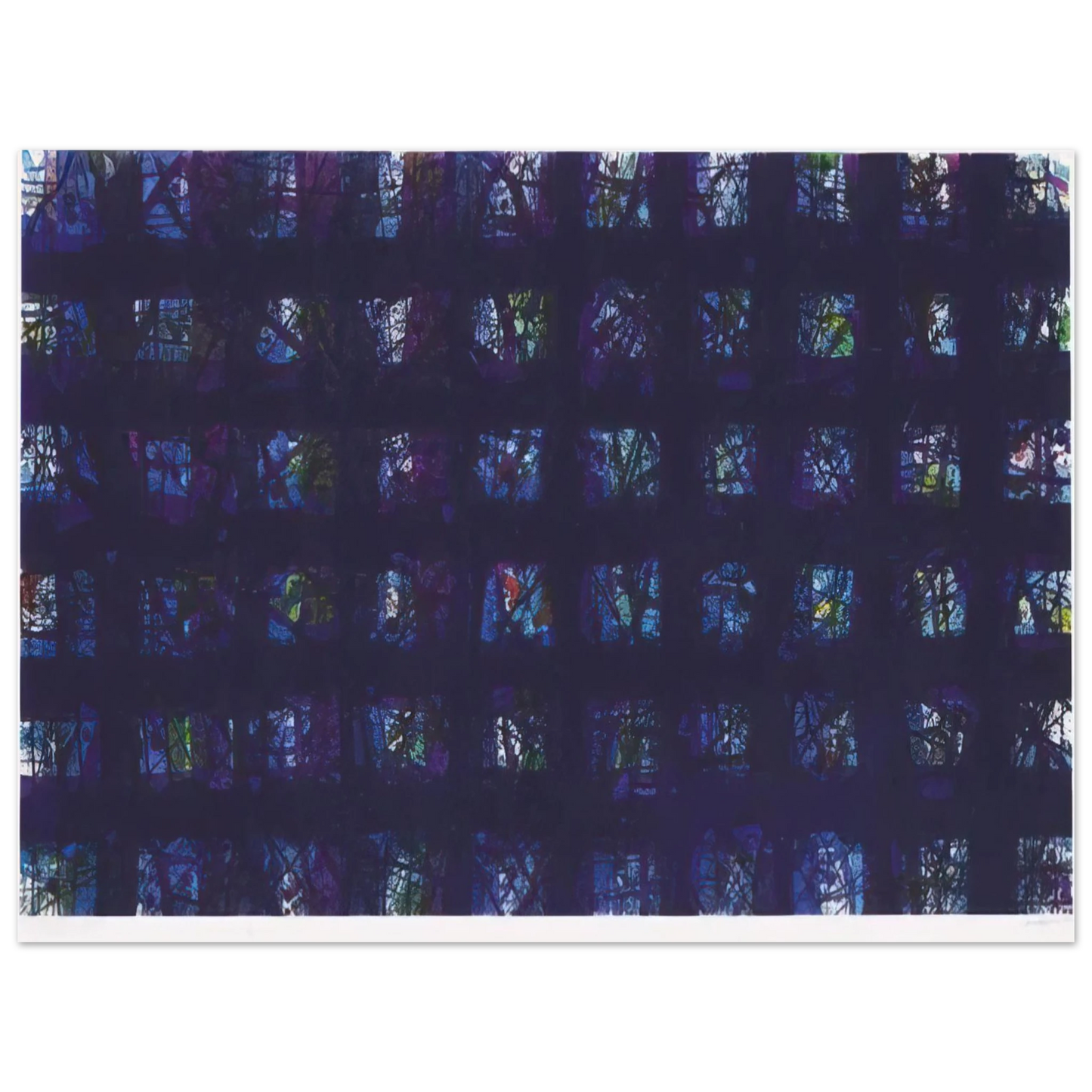 Sam Francis - La Notte  75x100 cm / 30x40inches Fine Art Poster