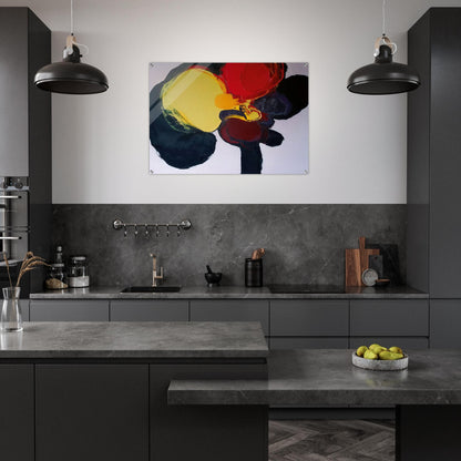 COMPOSITION 1965 - Luis Feito Acrylic Print - 70x100 cm / 28x40″ inches