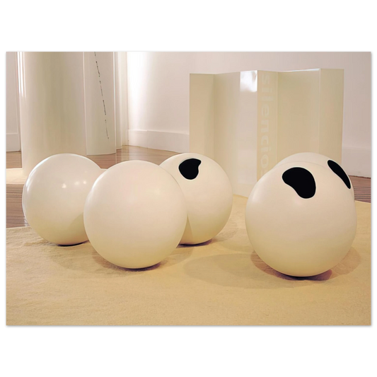 Lygia Pape - Balls - 2001  75x100 cm / 30x40inches Fine Art Poster