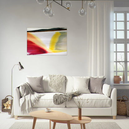 Phenomena Pointed East - Abstract Expressionism, Color Field Painting - Paul Jenkins Brushed Aluminum Print - 70x100 cm / 28x40 inches | Paul Jenkins Aluminum Print | Paul Jenkins Prints