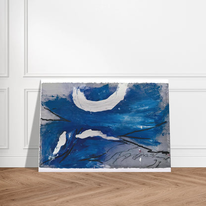 GG-10 - 1991 - Emil Schumacher Brushed Aluminum Print - 70x100 cm / 28x40 inches | Emil Schumacher Aluminum Print | Emil Schumacher Prints