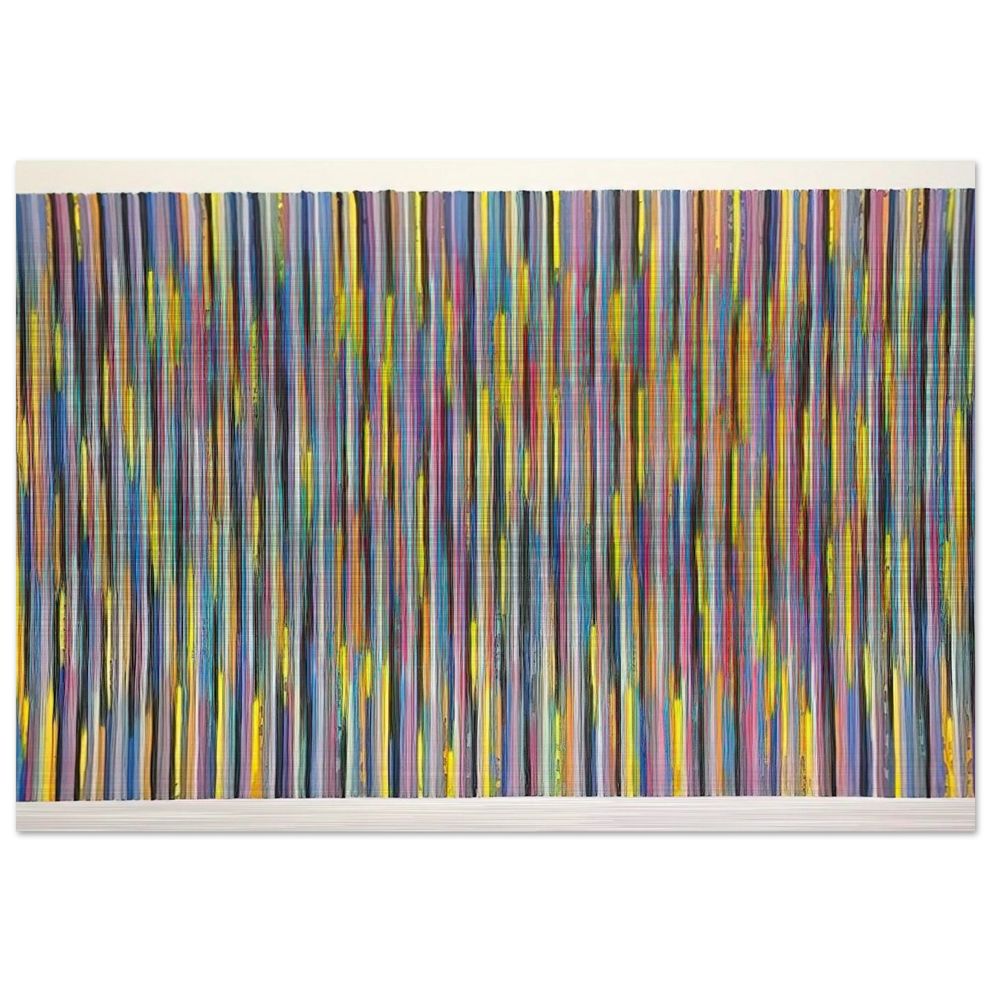Joy Ride - 1981 - Gene Davis Brushed Aluminum Print - 70x100 cm / 28x40 inches | Gene Davis Aluminum Print | Gene Davis Prints