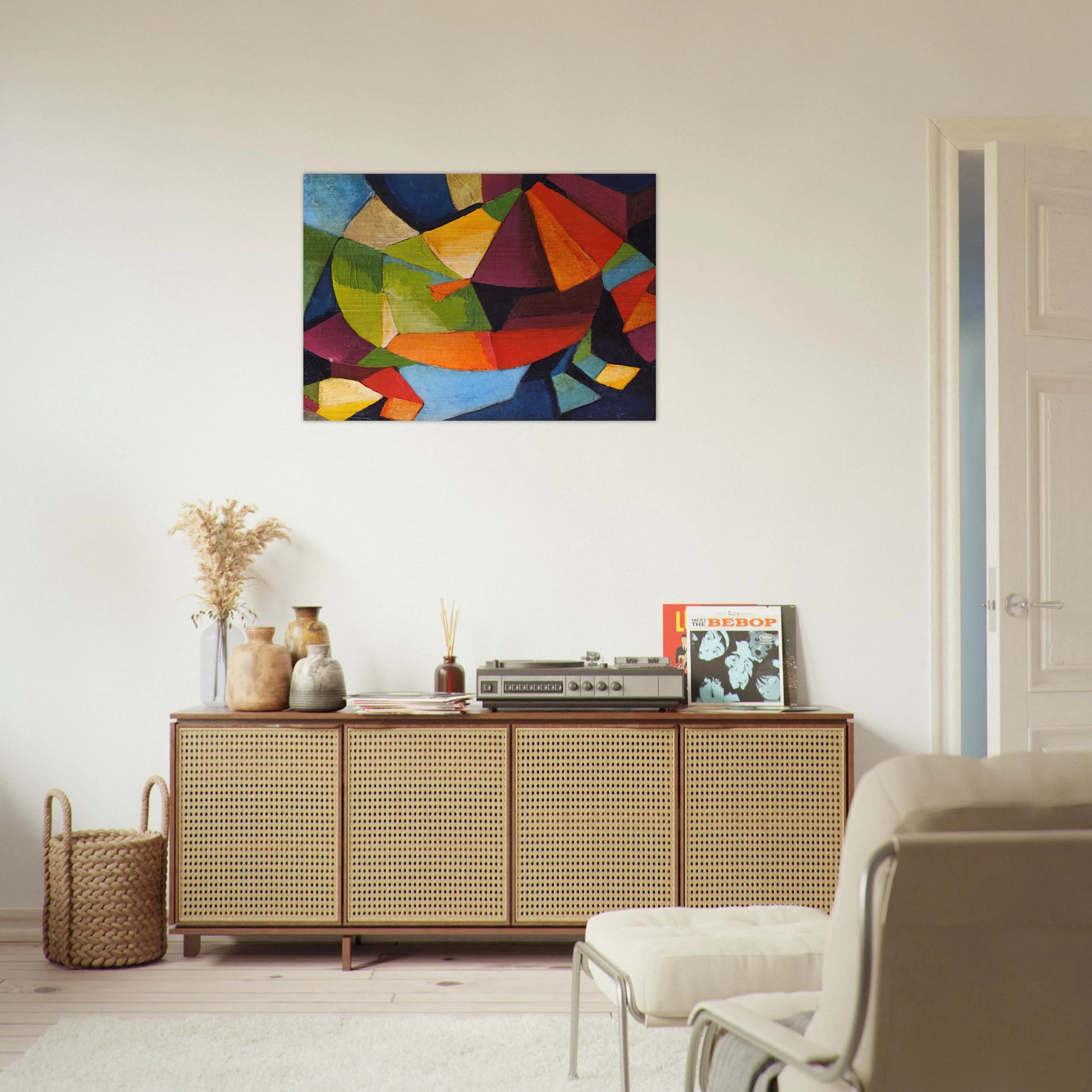 Synchromy - 1916 - Morgan Russell Brushed Aluminum Print - 70x100 cm / 28x40 inches | Morgan Russell Aluminum Print | Morgan Russell Prints