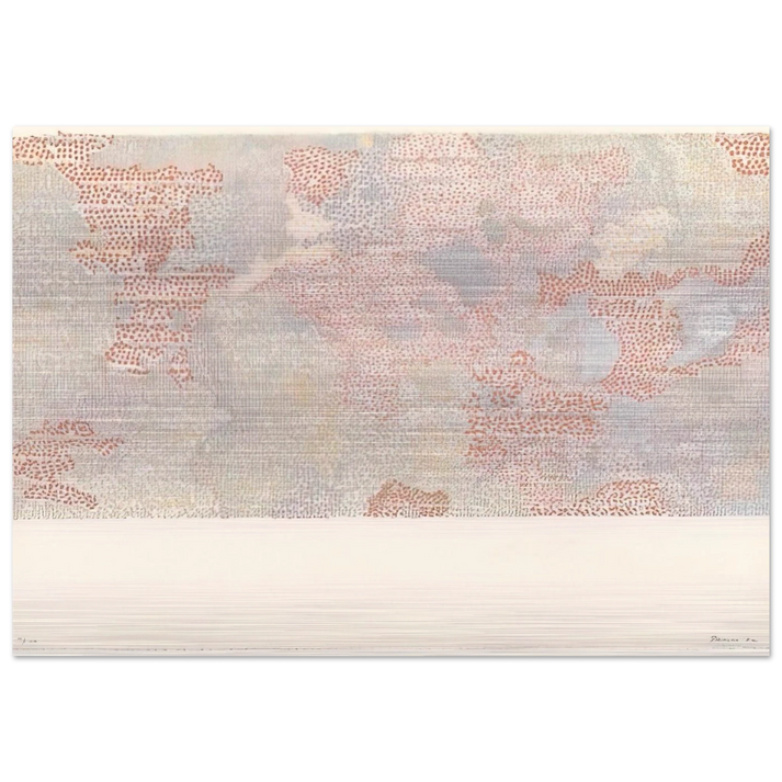 MASKELYNE DA REGION OF THE MOON FROM THE SERIES LUNAR MAPS 1972 - Nancy Graves Brushed Aluminum Print - 70x100 cm / 28x40 inches | Nancy Graves Aluminum Print | Nancy Graves Prints