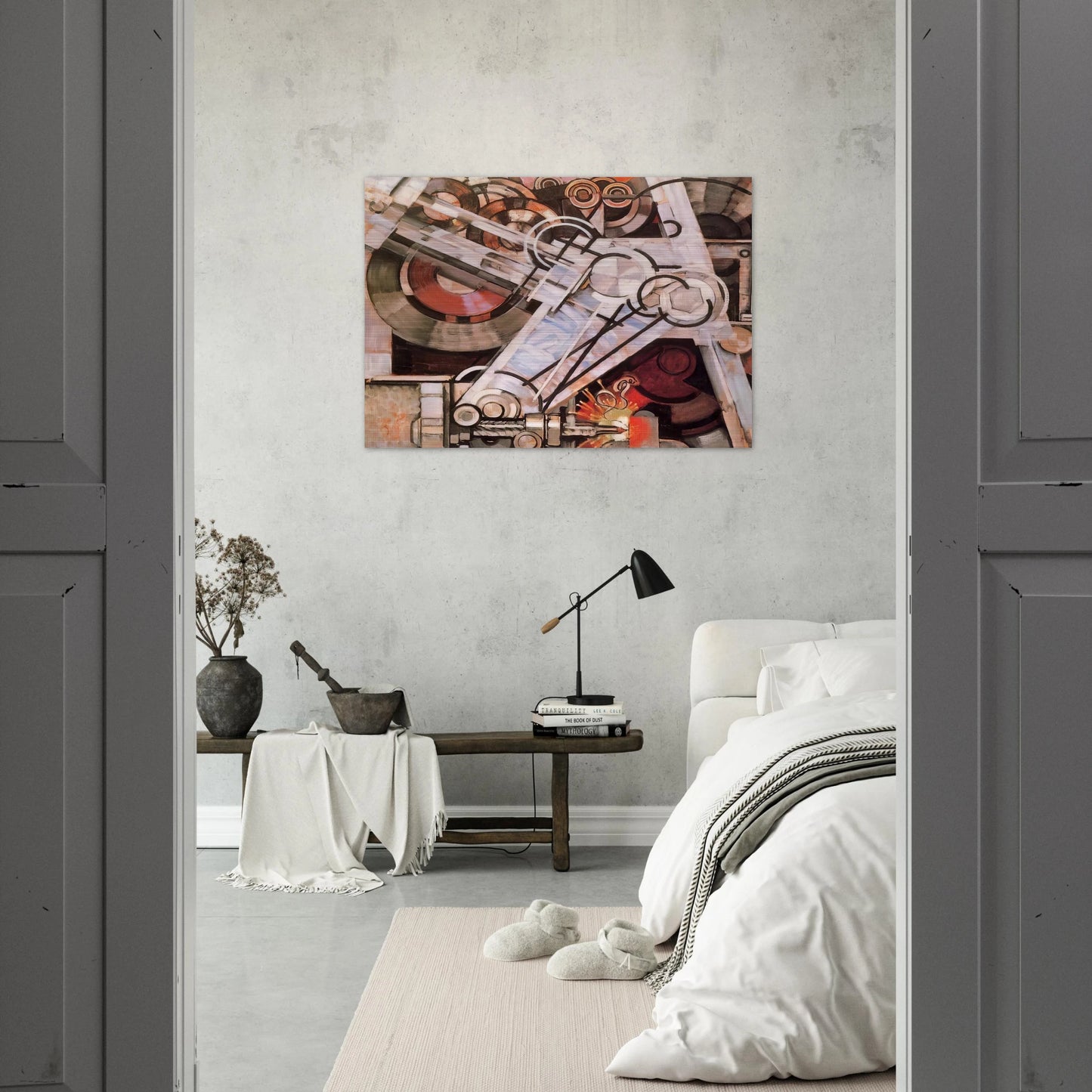 Drill - Frantisek Kupka Brushed Aluminum Print - 70x100 cm / 28x40 inches | Frantisek Kupka Aluminum Print | Frantisek Kupka Prints