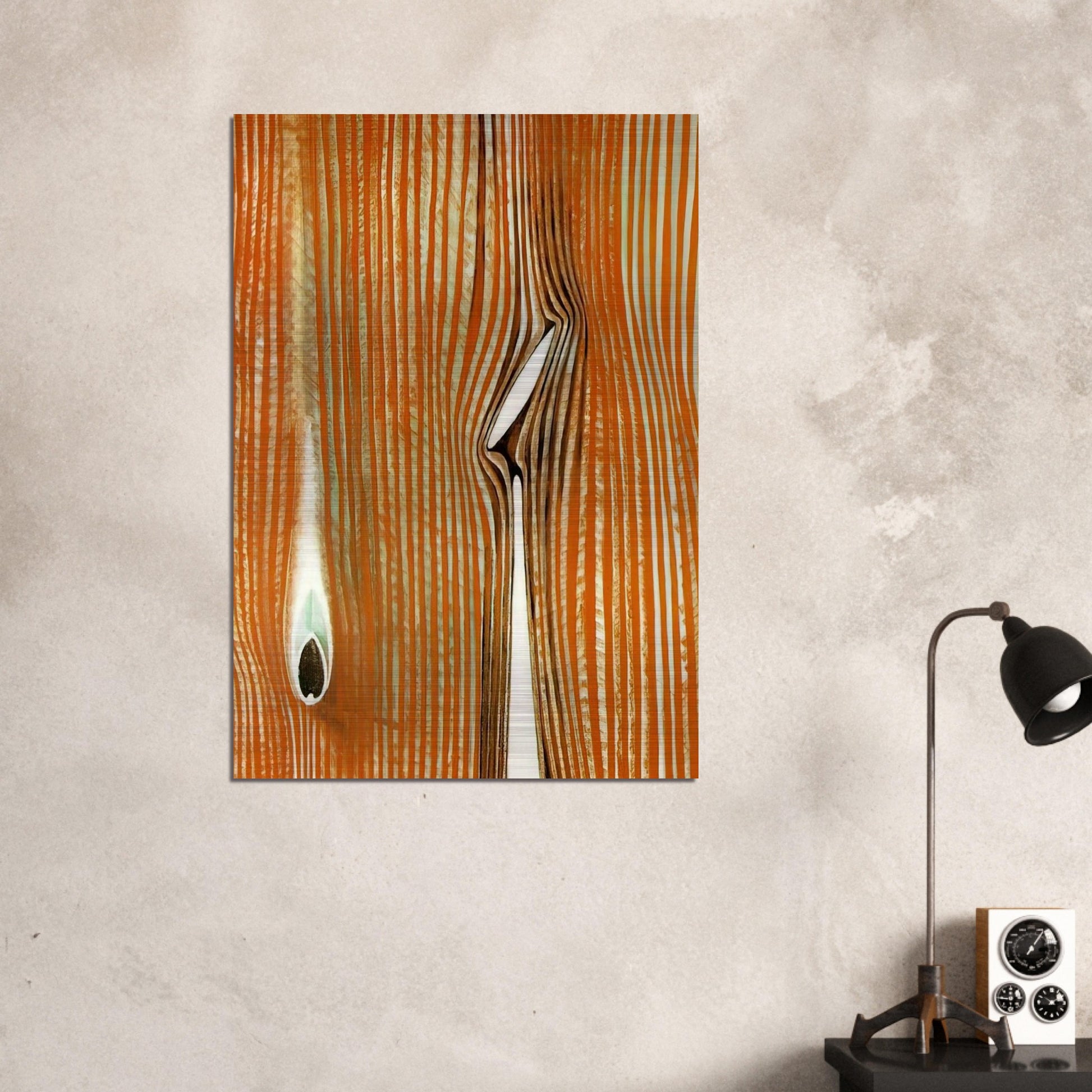 Blind swimmers Effect of a touch - Max Ernst Brushed Aluminum Print - 70x100 cm / 28x40 inches | Max Ernst Aluminum Print | Max Ernst Prints