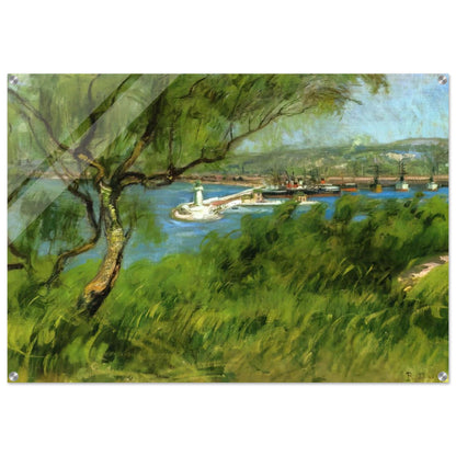 VIEW OF A PORT - Raoul Dufy Acrylic Print - 70x100 cm / 28x40″ inches