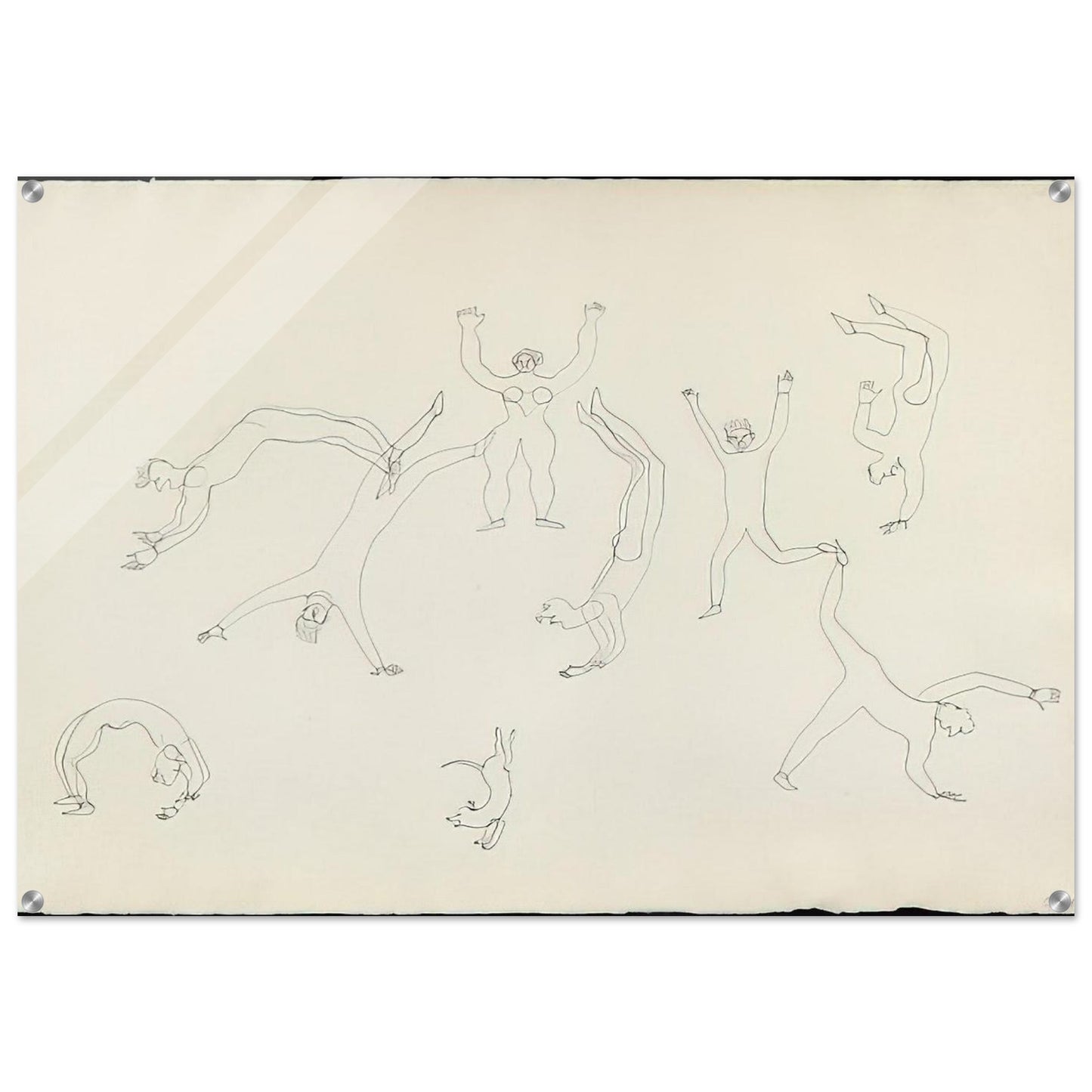 THE TUMBLERS II 1931 - Alexander Calder Acrylic Print - 70x100 cm / 28x40″ inches | Alexander Calder Wall Art | Alexander Calder Prints