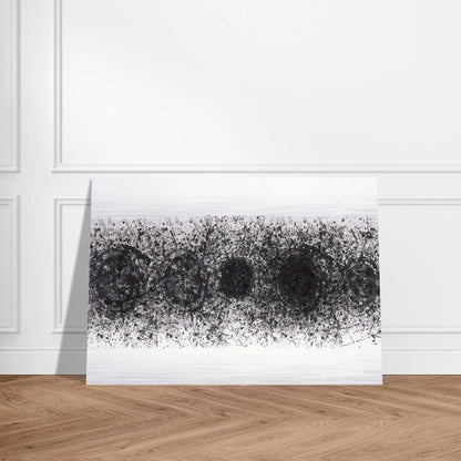 Straight Line of the Sun  L. L187  - Sam Francis Brushed Aluminum Print - 70x100 cm / 28x40 inches | Sam Francis Aluminum Print | Sam Francis Prints