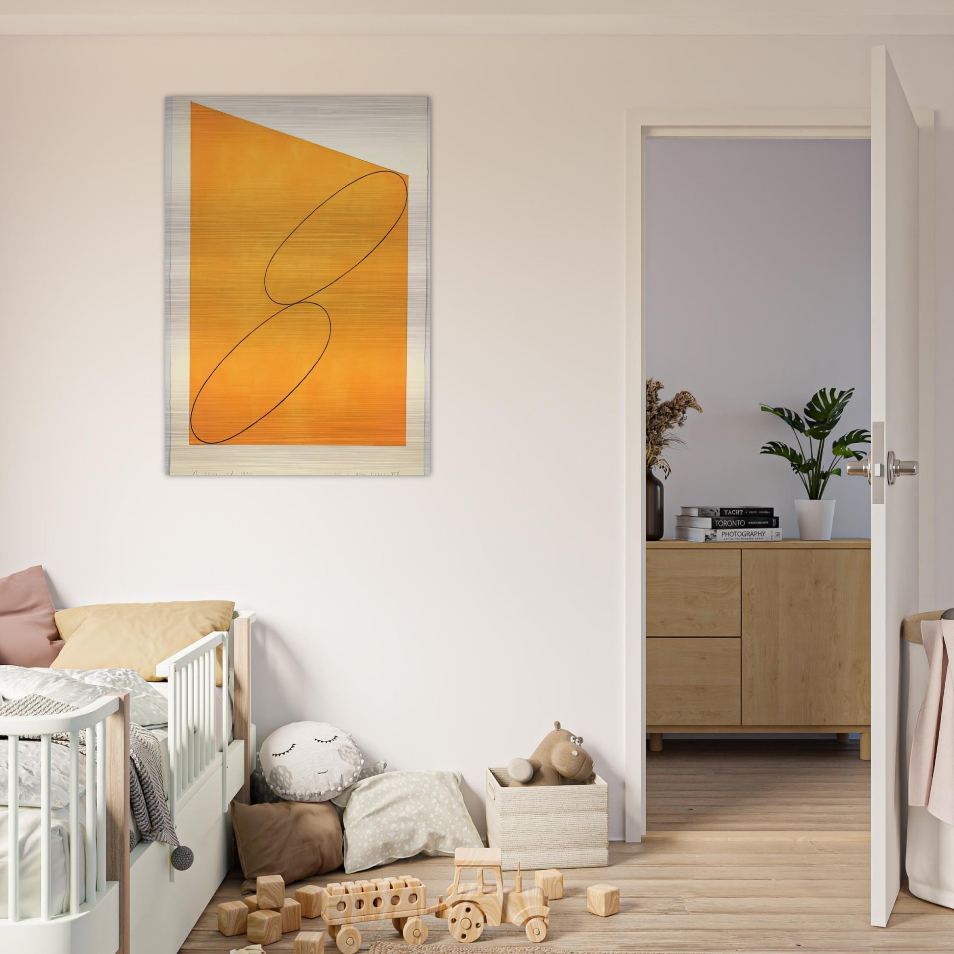 TUDY ATTIC SERIES XIV 1991 - Robert Mangold Brushed Aluminum Print - 70x100 cm / 28x40 inches | Robert Mangold Aluminum Print | Robert Mangold Prints