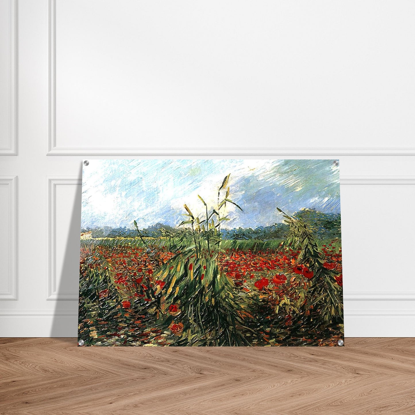 Green Ears of Wheat - Vincent van Gogh Acrylic Print - 70x100 cm / 28x40″ inches | Vincent van Gogh Wall Art | Vincent van Gogh Prints