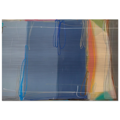 Yours and Mine - 1993 - Larry Zox Brushed Aluminum Print - 70x100 cm / 28x40 inches | Larry Zox Aluminum Print | Larry Zox Prints