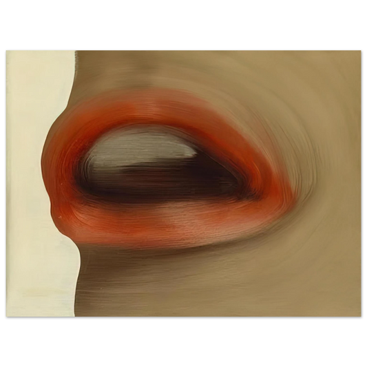 Gerhard Richter - MUND MOUTH BRIGITTE BARDOT S LIPS 1963  75x100 cm / 30x40inches Fine Art Poster