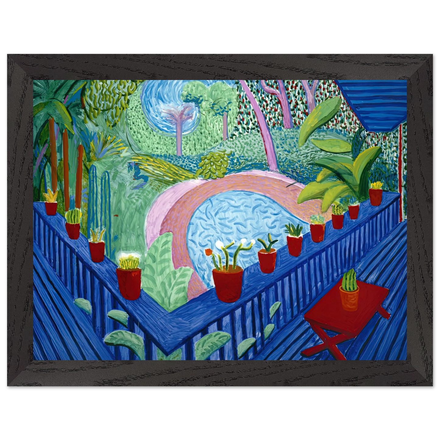David Hockney - David Hockney Wall art - 60x80 cm / 24x32 inches - Fine Art Poster-canvas - -