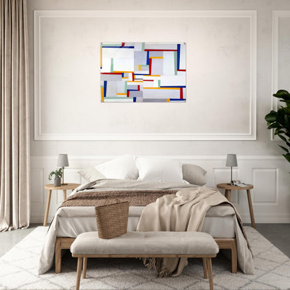 Relational Painting #9 - 1946 - Fritz Glarner Acrylic Print - 70x100 cm / 28x40″ inches