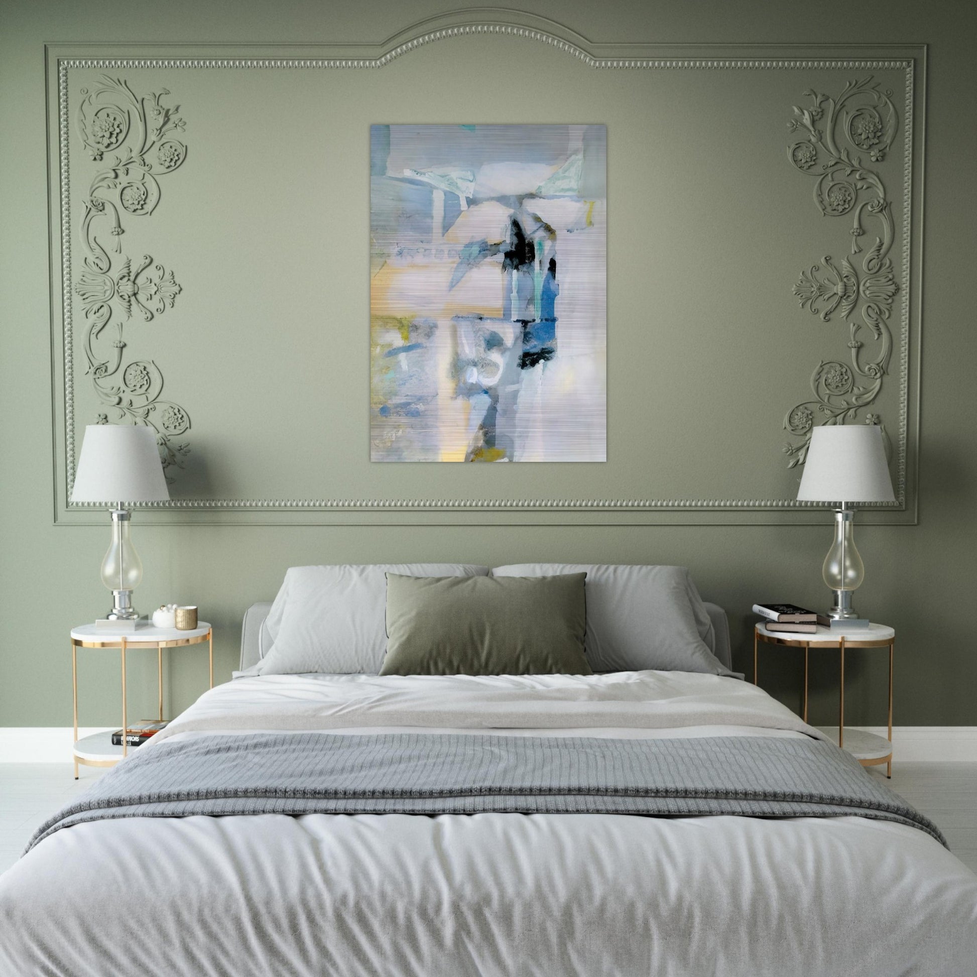 Reflexos - Lyrical Abstraction - Menez Brushed Aluminum Print - 70x100 cm / 28x40 inches | Menez Aluminum Print | Menez Prints