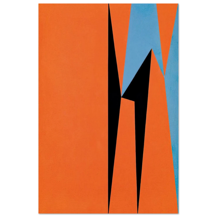 Dichotomic Organization - 1959 - Lorser Feitelson Art Prints - 100x150 cm / 40x60″ inches | Lorser Feitelson Poster | Lorser Feitelson Prints