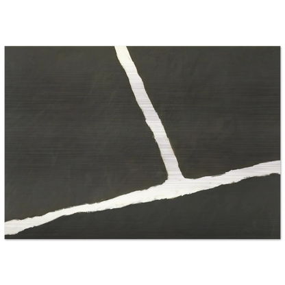 Krijtlijnen HV - 1977 - Ralston Crawford Brushed Aluminum Print - 70x100 cm / 28x40 inches | Ralston Crawford Aluminum Print | Ralston Crawford Prints