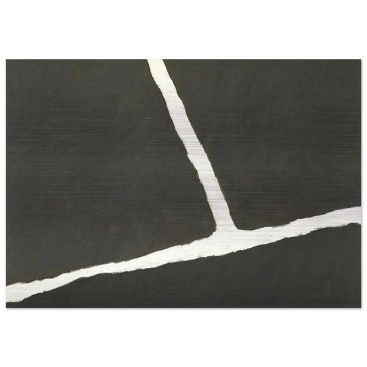 Krijtlijnen HV - 1977 - Ralston Crawford Brushed Aluminum Print - 70x100 cm / 28x40 inches | Ralston Crawford Aluminum Print | Ralston Crawford Prints