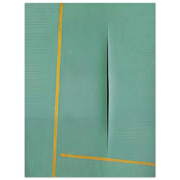 Lucio Fontana - Concept Spatiale - 1964  75x100 cm / 30x40inches Fine Art Poster