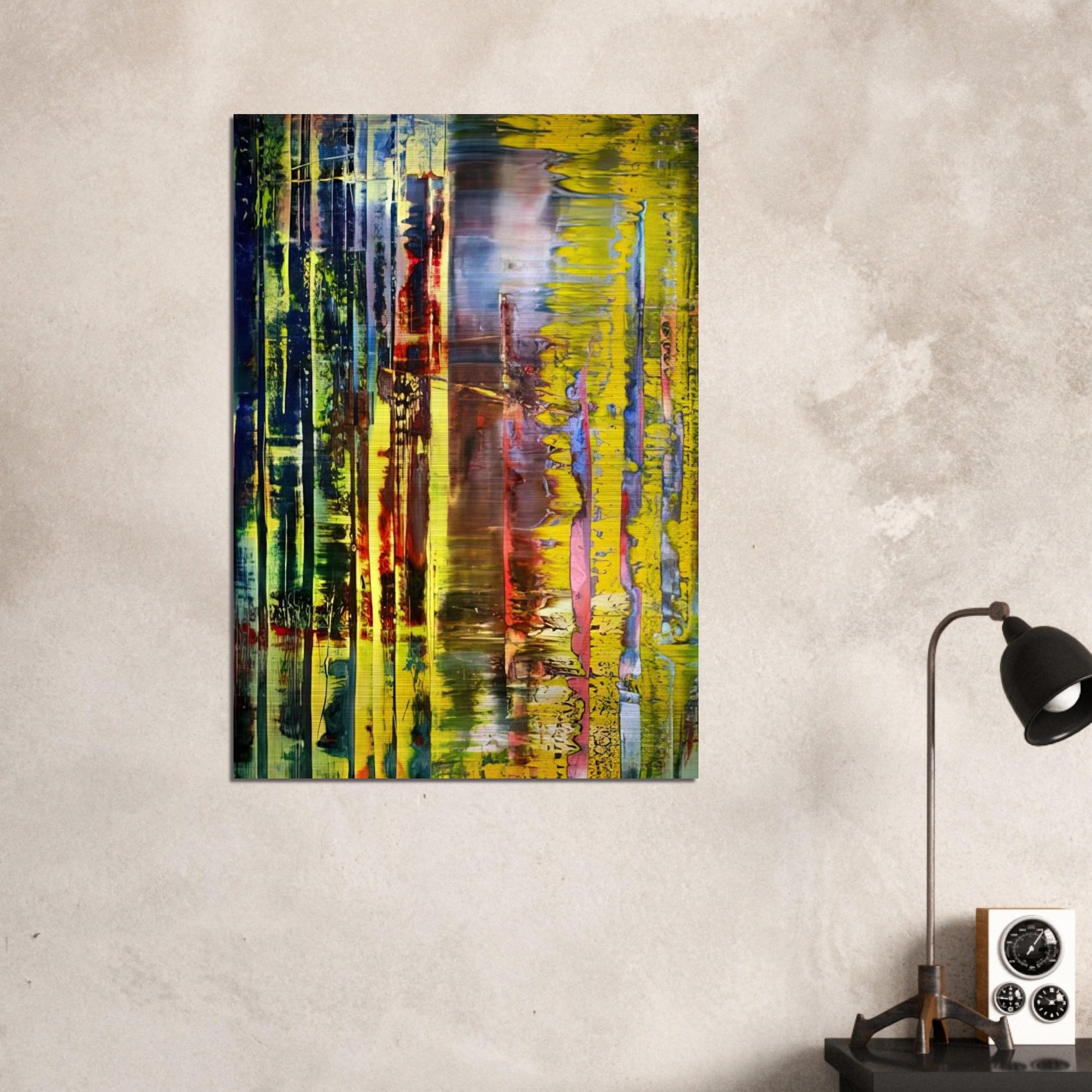 ABSTRACT PAINTING 780 1 - Gerhard Richter Brushed Aluminum Print - 70x100 cm / 28x40 inches | Gerhard Richter Aluminum Print | Gerhard Richter Prints