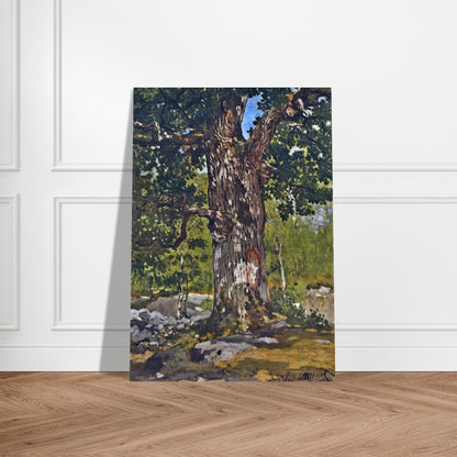 The Bodmer Oak - claude monet Brushed Aluminum Print - 70x100 cm / 28x40 inches | claude monet Aluminum Print | claude monet Prints