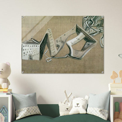 ARCHITECTURAL CONTORTION OF EL ESCORIAL - Salvador Dali Acrylic Print - 70x100 cm / 28x40″ inches | Salvador Dali Wall Art | Salvador Dali Prints