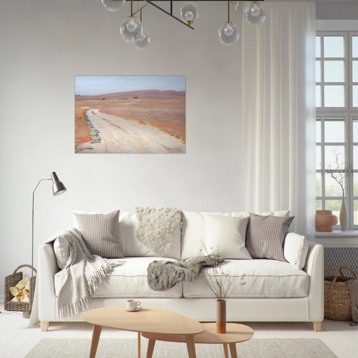 ABANDONED RANCH 1935 - Maynard Dixon Brushed Aluminum Print - 70x100 cm / 28x40 inches | Maynard Dixon Aluminum Print | Maynard Dixon Prints