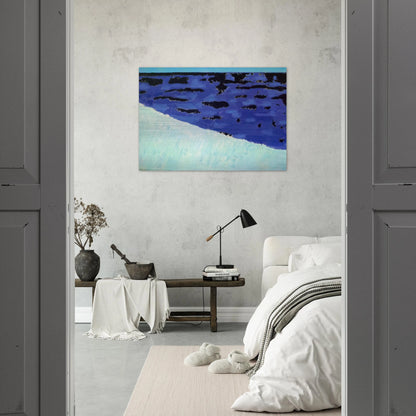 Sea Grasses and Blue Sea - 1958 - Milton Avery Brushed Aluminum Print - 70x100 cm / 28x40 inches | Milton Avery Aluminum Print | Milton Avery Prints