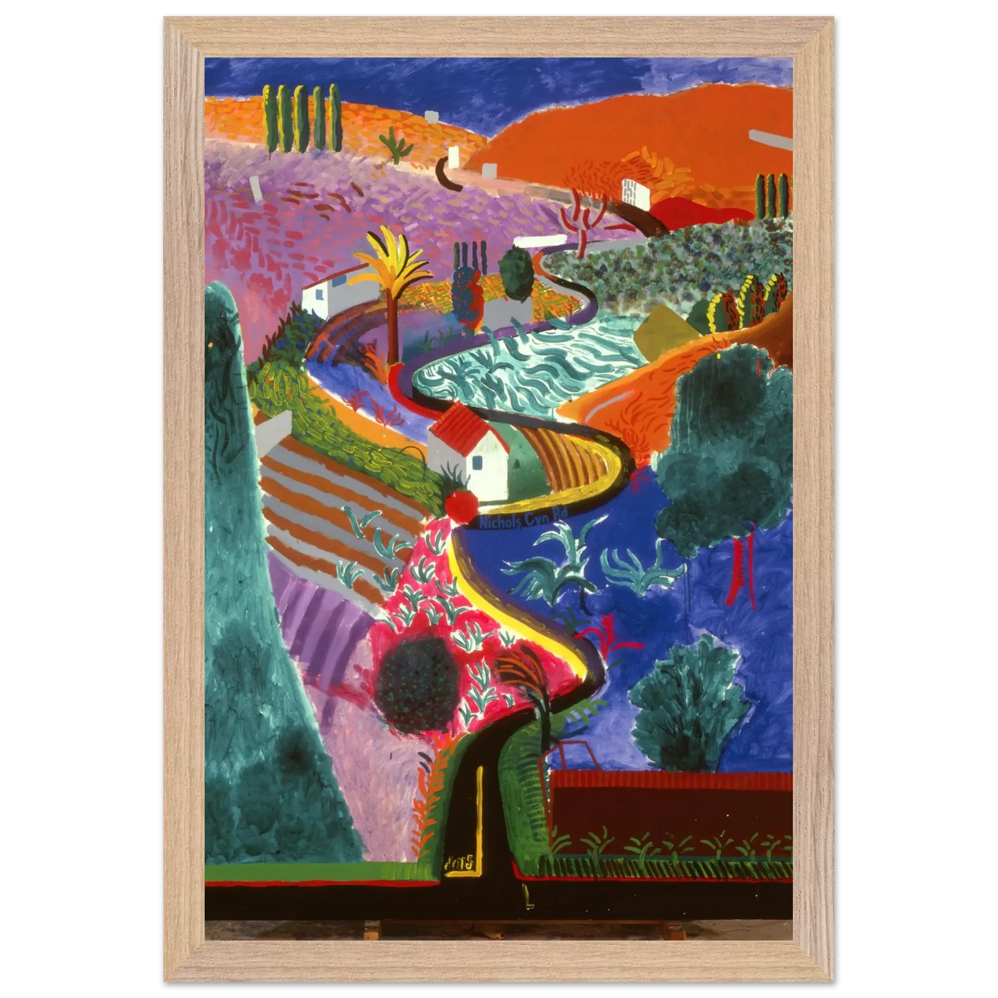 David Hockney - David Hockney Wall art - 15x20 cm / 6x8 inches - Fine Art Poster - -