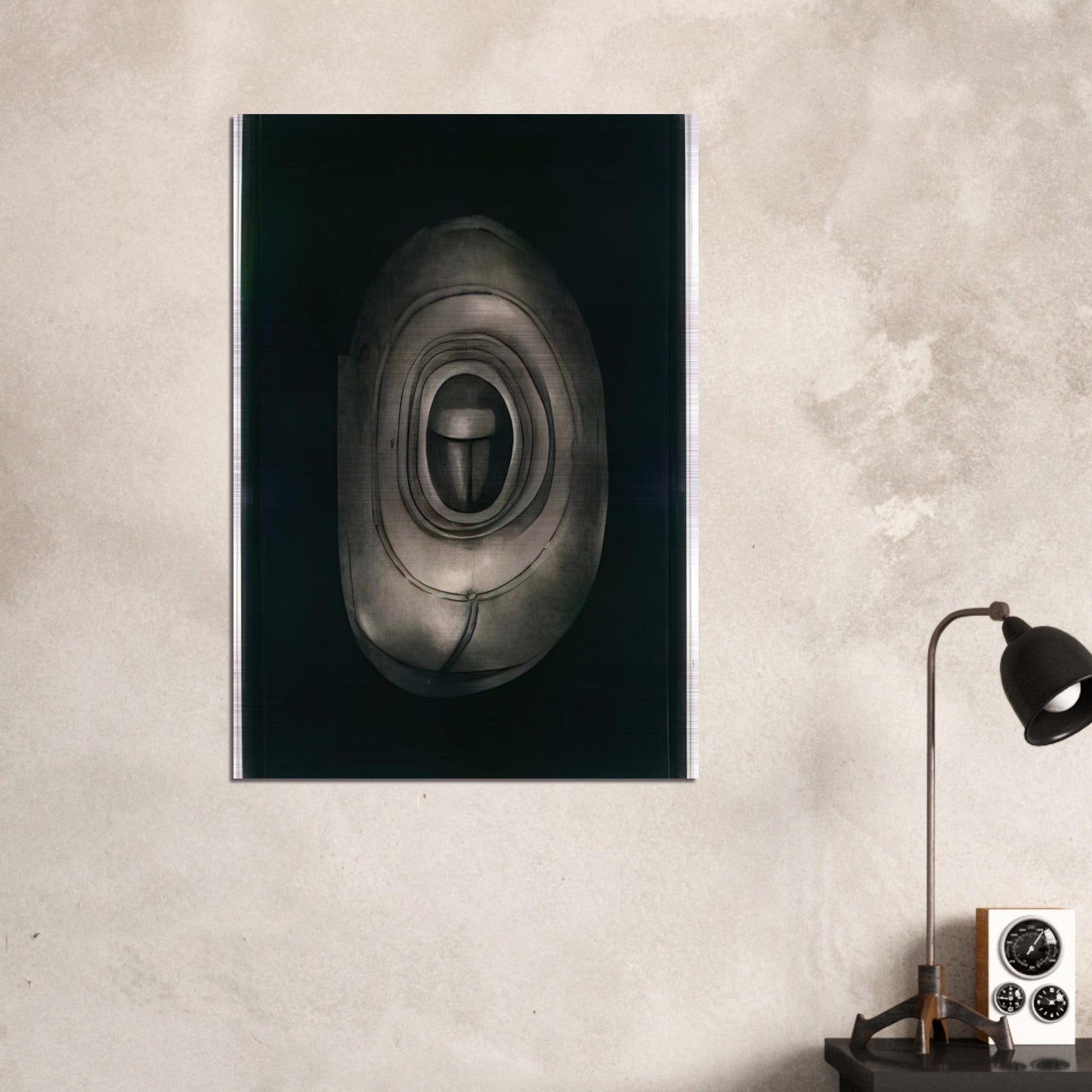 UNTITLED 1964 - Lee Bontecou Brushed Aluminum Print - 70x100 cm / 28x40 inches | Lee Bontecou Aluminum Print | Lee Bontecou Prints