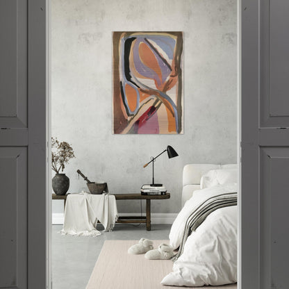 Untitled - 1972 - Bram van Velde Brushed Aluminum Print - 70x100 cm / 28x40 inches | Bram van Velde Aluminum Print | Bram van Velde Prints