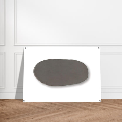 GRAUE SCHEIBE 1970 - BLINKY PALERMO Acrylic Print - 70x100 cm / 28x40″ inches