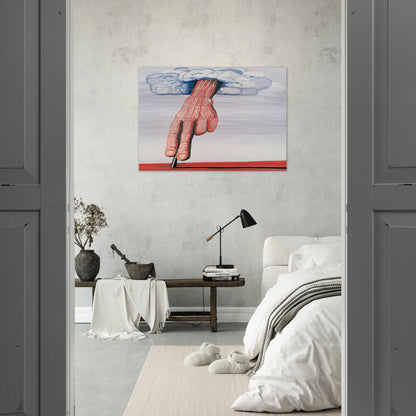 LINE - Philip Guston Brushed Aluminum Print - 70x100 cm / 28x40 inches | Philip Guston Aluminum Print | Philip Guston Prints