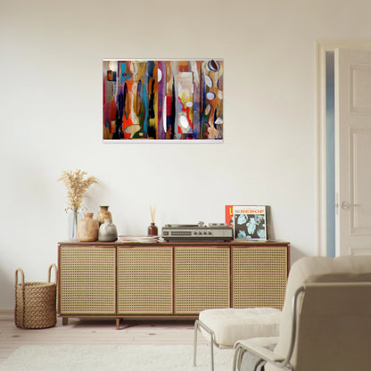 Tapestry - Sam Gilliam Brushed Aluminum Print - 70x100 cm / 28x40 inches | Sam Gilliam Aluminum Print | Sam Gilliam Prints