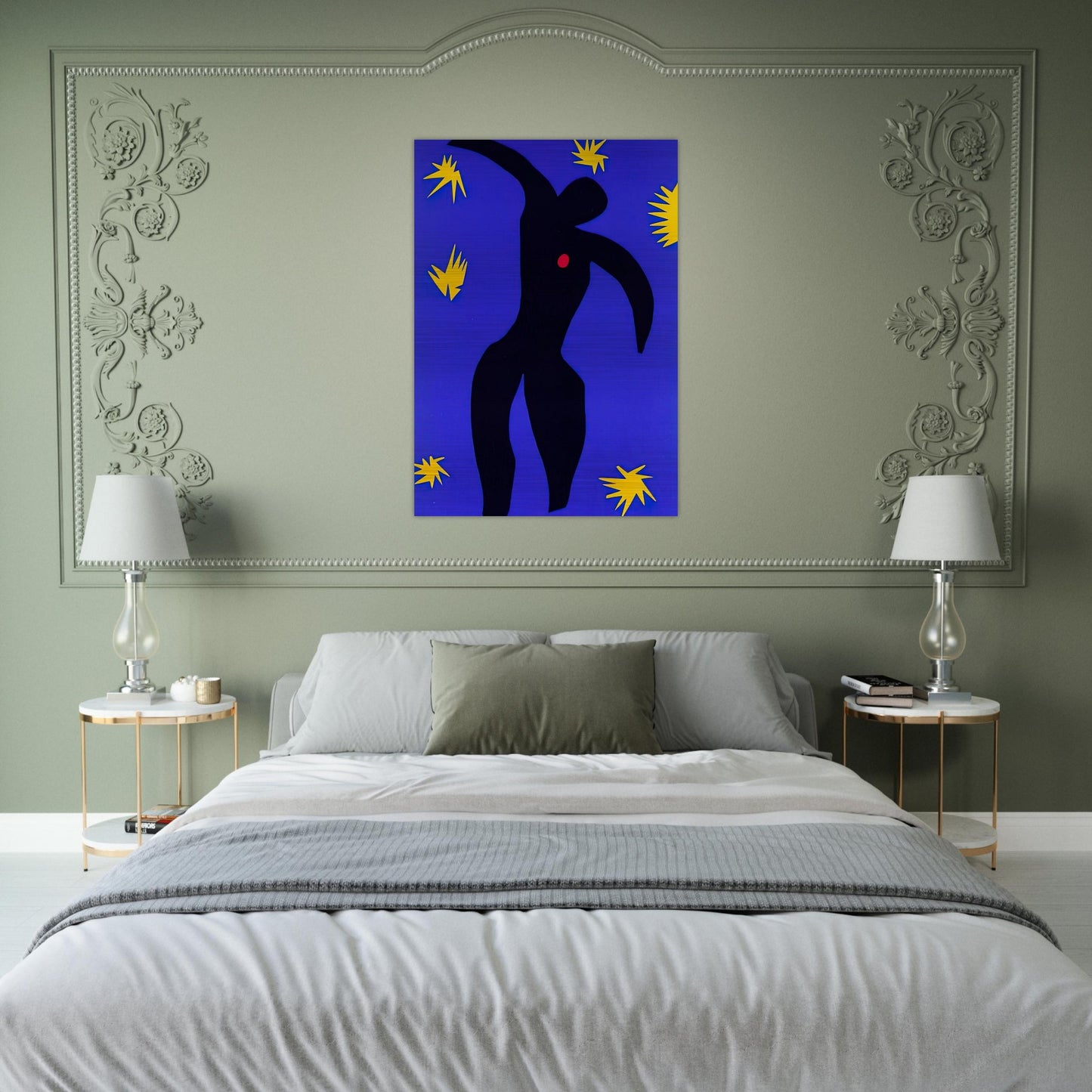 ICARUS 1944 - Henri Matisse Brushed Aluminum Print - 70x100 cm / 28x40 inches | Henri Matisse Aluminum Print | Henri Matisse Prints
