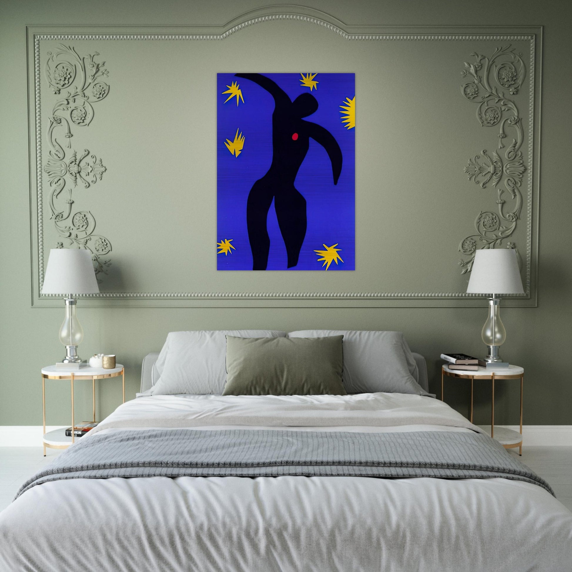 ICARUS 1944 - Henri Matisse Brushed Aluminum Print - 70x100 cm / 28x40 inches | Henri Matisse Aluminum Print | Henri Matisse Prints