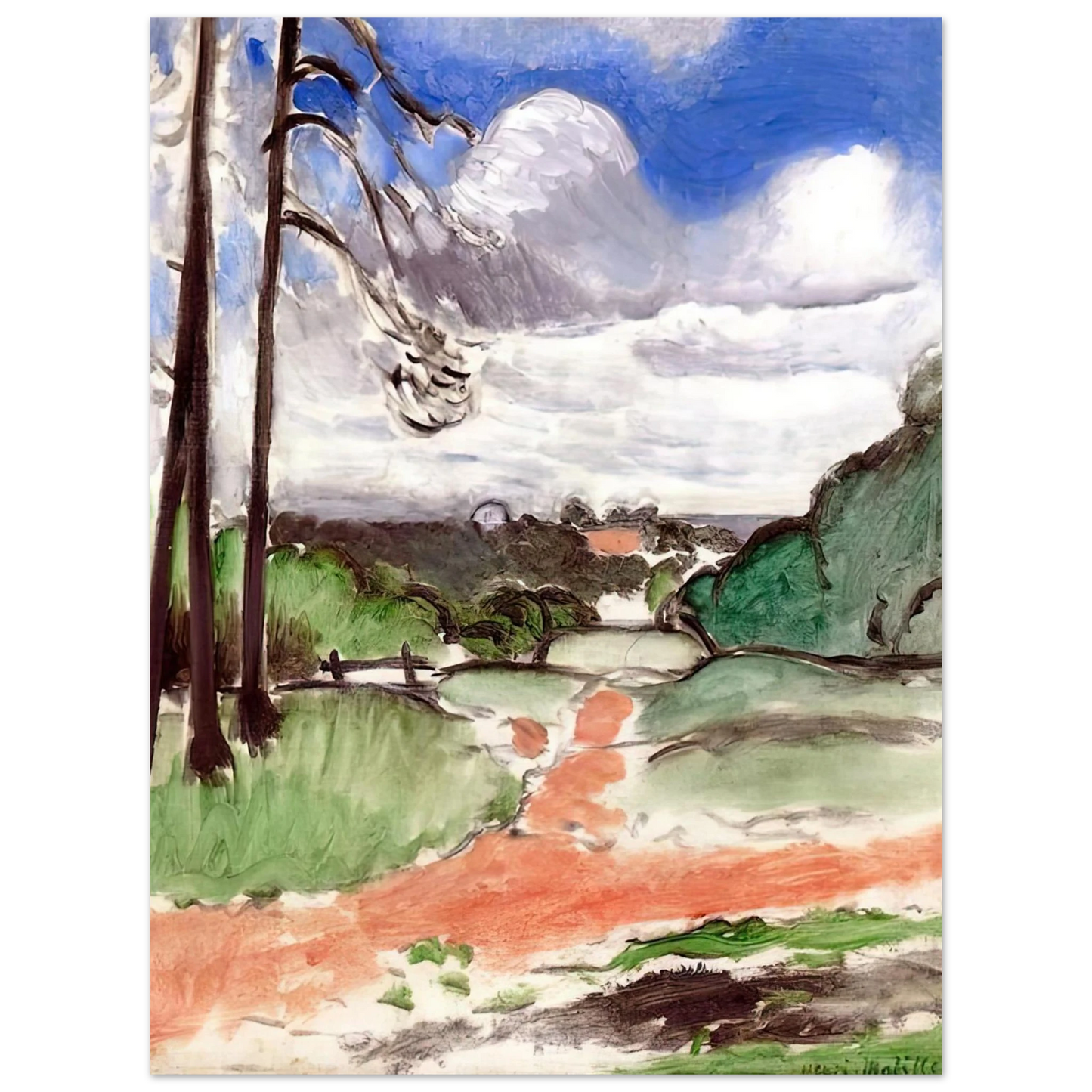 Henri Matisse - CHALAIS MEUDON 1917  75x100 cm / 30x40inches Fine Art Poster