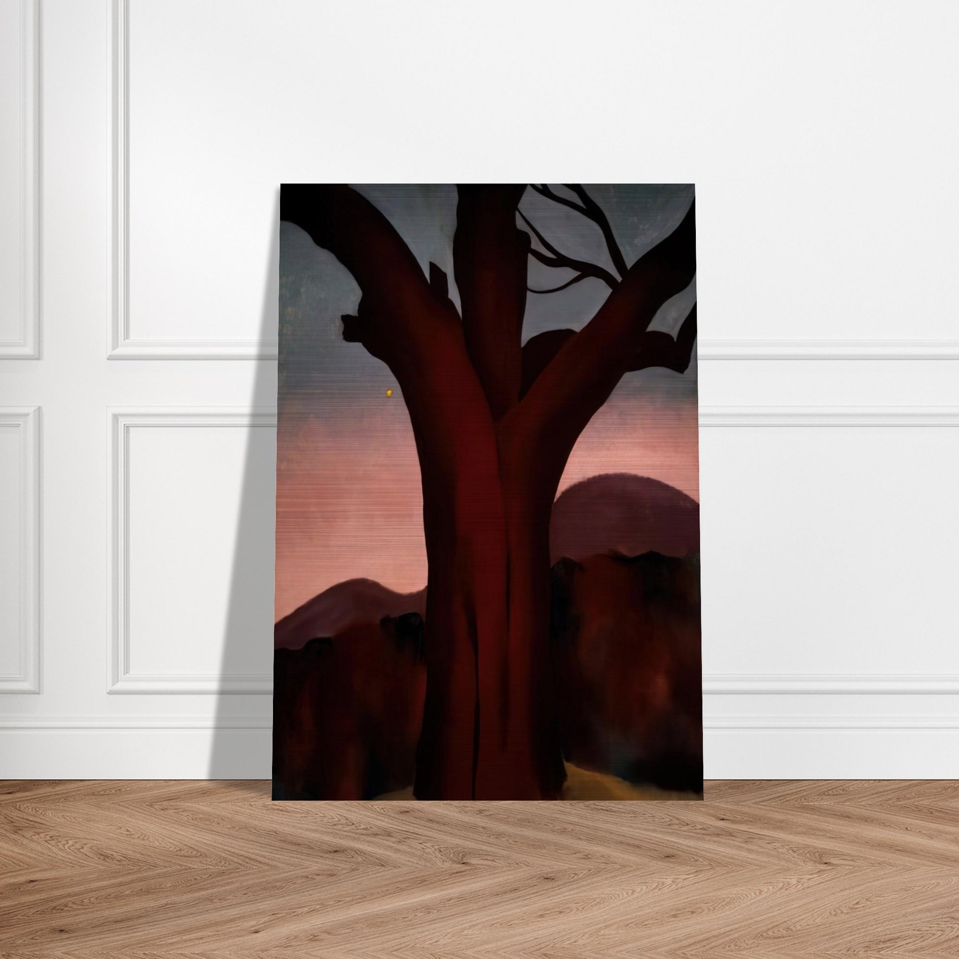 Autumn Trees - Chestnut Tree - Georgia O'Keeffe Brushed Aluminum Print - 70x100 cm / 28x40 inches | Georgia O'Keeffe Aluminum Print | Georgia O'Keeffe Prints