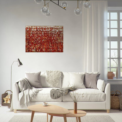 Red Tubes of Paint - 1980 - Arman Brushed Aluminum Print - 70x100 cm / 28x40 inches | Arman Aluminum Print | Arman Prints