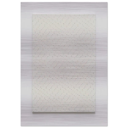 Tous les 5 cm, tous les 6 cm, No. 74075 - 1974 - Francois Morellet Brushed Aluminum Print - 70x100 cm / 28x40 inches | Francois Morellet Aluminum Print | Francois Morellet Prints